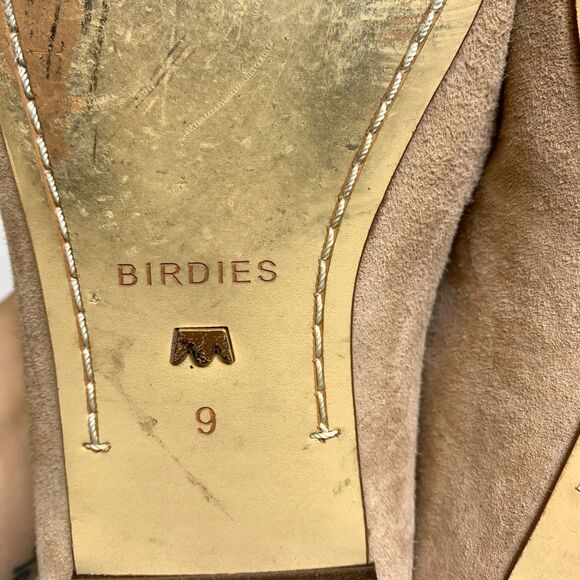 Birdies The Crane Ballet Flats Fawn Suede Womens Size 9 Slip On Comfort - Picture 8 of 10